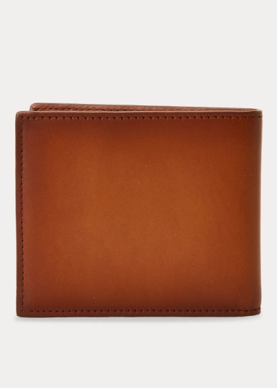 Men's Ralph Lauren Hand-Burnished Vachetta Wallet | 851067PUD